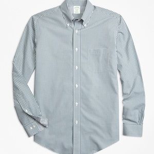 NWT Brooks Brothers Gingham Checkered Sport Shirt